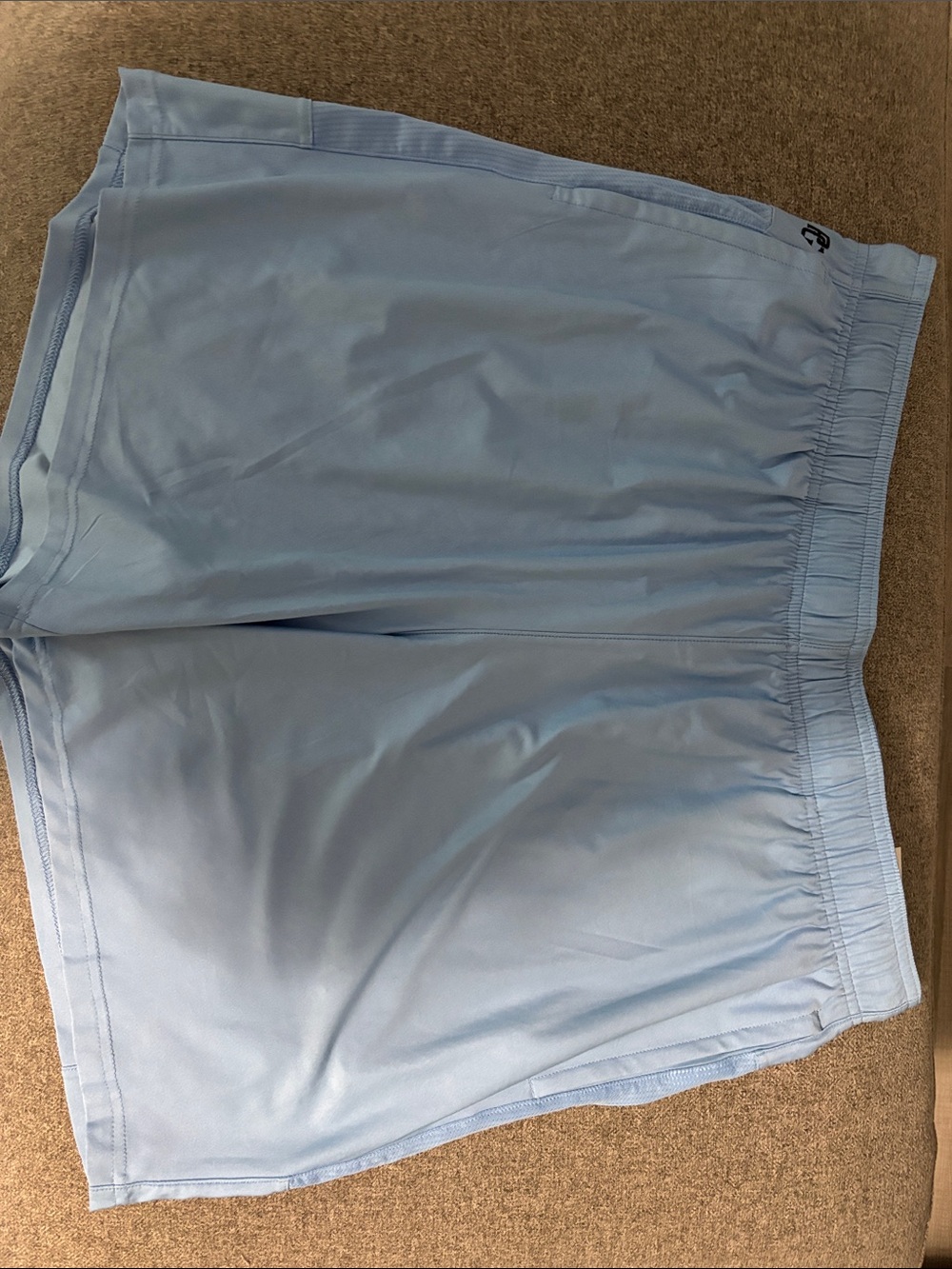 PH Men's Light Blue Athletic Shorts with Elastic Waist